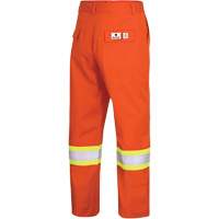 7763 FR-Tech&reg; 88/12 Arc Rated High-Visibility Safety Pants, 30, x 30, High Visibility Orange, 9.7 cal/cm² NTL Industrial
