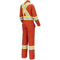 7702W FR-Tech&reg; Women's FR/Arc-Rated Coveralls, Size X-Small, High Visibility Orange, 10 cal/cm² NTL Industrial