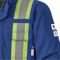 5523 Manteau de s&eacute;curit&eacute; ignifuge, Petit, Bleu royal, 58 cal/cm² NTL Industrial