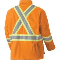 5533 Manteau de s&eacute;curit&eacute; ignifuge, Petit, Orange haute visibilit&eacute;, 58 cal/cm² NTL Industrial