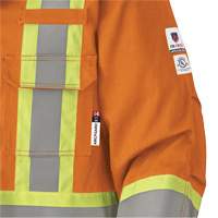 5533 Manteau de s&eacute;curit&eacute; ignifuge, Petit, Orange haute visibilit&eacute;, 58 cal/cm² NTL Industrial
