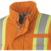 5533 Manteau de s&eacute;curit&eacute; ignifuge, Petit, Orange haute visibilit&eacute;, 58 cal/cm² NTL Industrial