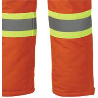 5534A Flame-Resistant Quilted Safety Overalls, Small, Orange NTL Industrial