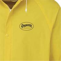Rain Jacket, Polyester/PVC, Small, Yellow SHE390 | NTL Industrial