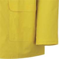 Rain Jacket, Polyester/PVC, Small, Yellow SHE390 | NTL Industrial