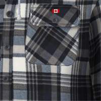 415BG Quilted Hooded Shirt, Men's, X-Small, Multi-Colour NTL Industrial