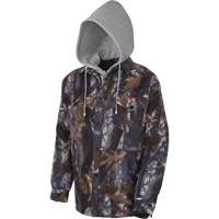 415CM Quilted Hooded Shirt, Men's, X-Small, Multi-Colour NTL Industrial