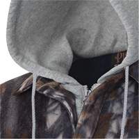 415CM Quilted Hooded Shirt, Men's, X-Small, Multi-Colour NTL Industrial