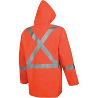 576J Veste de pluie ignifuge haute visibilit&eacute;, Petit, Orange haute visibilit&eacute; NTL Industrial