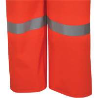576P FR Safety Bib Pants, Small, High Visibility Orange NTL Industrial