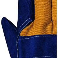 630 Gants d'appareilleur isol&eacute;s bleus, Taille unique, Paume en Cuir de vache refendu, Doublure en Boa NTL Industrial