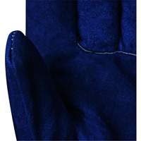630 Gants d'appareilleur isol&eacute;s bleus, Taille unique, Paume en Cuir de vache refendu, Doublure en Boa NTL Industrial