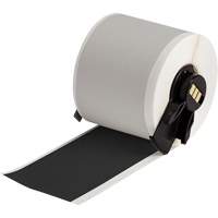 All-Weather Permanent Adhesive Label Tape, Vinyl, Black, 2" Width NTL Industrial
