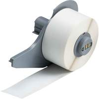 All-Weather Permanent Adhesive Label Tape, Vinyl, White, 1" Width NTL Industrial