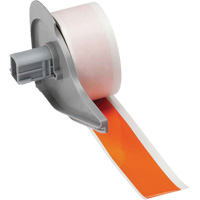 All-Weather Permanent Adhesive Label Tape, Vinyl, Orange, 1" Width NTL Industrial
