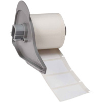 &eacute;tiquettes polyvalentes pour environnements difficiles, Polyester, 1,5" lo x 1" h, Blanc NTL Industrial