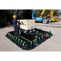 Berme Ultra-Containment Berm, Capacit&eacute; 179 gal. US, 4' la x 6' lo x 12" h, Paroi &agrave; piquets NTL Industrial