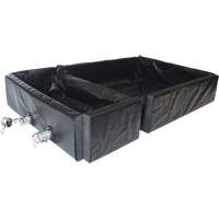 Berme Ultra-Track Berm, Capacit&eacute; 144 gal. US, 4' la x 6' lo x 12" h, Paroi en mousse NTL Industrial