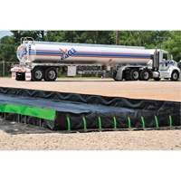Berme Ultimate Copolymer 2000 Ultra-Containment Berm, Capacit&eacute; 179 gal. US, 4' la x 6' lo x 12" h, Support &agrave; charni&egrave;re NTL Industrial