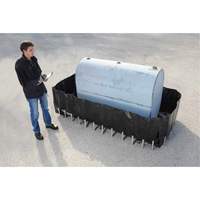 Ultra-275 Containment Sump&reg; Flexible Fuel Tank Container without Drain, 102" L x 48" W, 400 US gal. Capacity NTL Industrial
