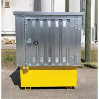 Couvercle rigide en acier Ultra-IBC, 71,1" lo x 83,1" la x 66,3" h, Capacit&eacute; de charge 5640 lb NTL Industrial