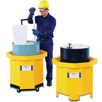 Pallet Jack Ultra-Spill Collector&reg;, 66 US gal., Mobile NTL Industrial