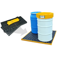 Ultra-Spill Deck flexible, &agrave; vessie, 4 barils, Capacit&eacute; de d&eacute;versement 110 gal. US, 51" x 48" x 5" NTL Industrial