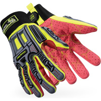 Rig Lizard&reg; 2028X Cut-Resistant Gloves, 6/X-Small, Synthetic/HPPE Palm, Elastic/Hook & Loop Cuff NTL Industrial