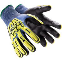 Helix&reg; 3016 Impact Gloves, 7/Small, HPPE Palm, Elastic/Knit Wrist Cuff NTL Industrial
