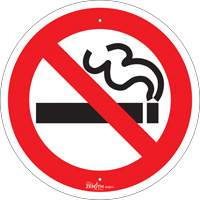 No Smoking CSA Safety Sign, 12" x 12", Aluminum, Pictogram SHG610 | NTL Industrial