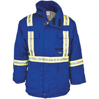 Westex<sup>®</sup> DH Antistatic Flame Resistant Insulated Parka, Small, Royal Blue SHG758 | NTL Industrial