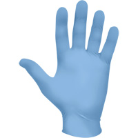 7005PF Disposable Gloves, 7/Small, Nitrile, 4-mil, Powder-Free, Blue SHG873 | NTL Industrial