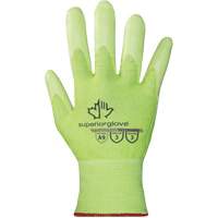 Gants haute visibilit&eacute; r&eacute;sistants &agrave; la coupe S21TXUGFN, Taille 5/2T-petit, Calibre 21, Rev&ecirc;tement Nitrile, Enveloppe en TenActiv, ASTM ANSI niveau A9 NTL Industrial
