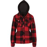 415RBW Quilted Hooded Shirt, Women's, X-Small, Multi-Colour NTL Industrial