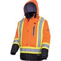 5407 Waterproof Insulated Heated Safety Jacket, Men's, Small, High-Visibility Orange NTL Industrial