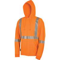 6964 Bird's-Eye Safety Hoodie, Small, High Visibility Orange NTL Industrial