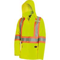 5628W Parka matelass&eacute; de s&eacute;curit&eacute; 300D The Rock, Polyester/Polyur&eacute;thane, Jaune lime haute visibilit&eacute;, T-petit NTL Industrial