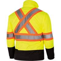 5771 Manteau de s&eacute;curit&eacute; imperm&eacute;able r&eacute;versible, Polyester/Polyur&eacute;thane, Jaune lime haute visibilit&eacute;, Petit NTL Industrial