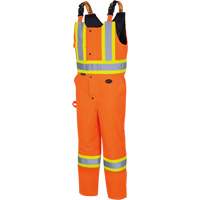 5040 Waterpoof Quilted Safety Overalls, Polyester, Small, High Visibility Orange NTL Industrial