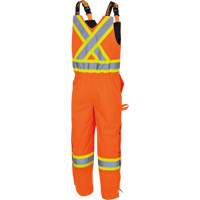 5040 Waterpoof Quilted Safety Overalls, Polyester, Small, High Visibility Orange NTL Industrial