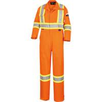 5551T Flame-Gard&reg; FR/Arc-Rated Coverall, Size 40 (Tall), High Visibility Orange, 9.1 cal/cm² NTL Industrial