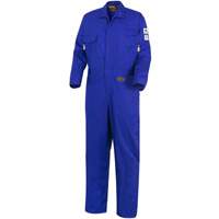 7779T FR-Tech&reg; 88/12 Arc Rated Flame Resistant Coveralls, Size 40 (Tall), Royal Blue, 10 cal/cm² NTL Industrial