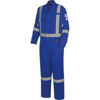 7709A "The Rock" FR-Tech&reg; High Visibility FR/Arc Rated Coveralls, Size 36, Royal Blue, 10 cal/cm² NTL Industrial