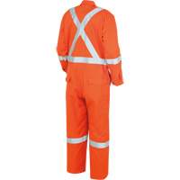 "The Rock" FR-Tech<sup>®</sup> High Visibility FR/Arc Rated Coveralls, Size 36, High Visibility Orange, 10 cal/cm² SHI194 | NTL Industrial