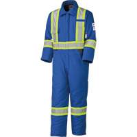 High Visibility FR Rated & Arc Rated Safety Coveralls, Size Small, Royal Blue, 58 cal/cm² SHI238 | NTL Industrial