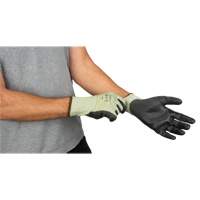 Gants &eacute;lastiques &eacute;cologiques sans coutures r&eacute;sistants &agrave; la coupe, Taille 10, Calibre 13, Rev&ecirc;tement Polyur&eacute;thane, Enveloppe en PEHP/rPET, ASTM ANSI niveau A4 NTL Industrial