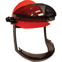 Visière Facetech avec attache pour casques de sécurité à fentes, Suspension Rochet SHI635 | NTL Industrial