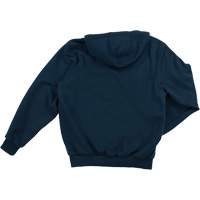 Water Repellent Fleece Pullover Hoodie, Men's, Small, Navy Blue NTL Industrial