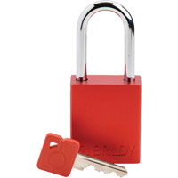 Cadenas de s&eacute;curit&eacute;, Cadenas de s&eacute;curit&eacute;, Cl&eacute;s diff&eacute;rentes, Aluminium, Largeur de 1-1/2" NTL Industrial