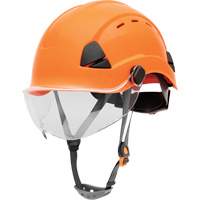 Fibre Metal Safety Helmet, Non-Vented, Ratchet, Orange SHJ273 | NTL Industrial